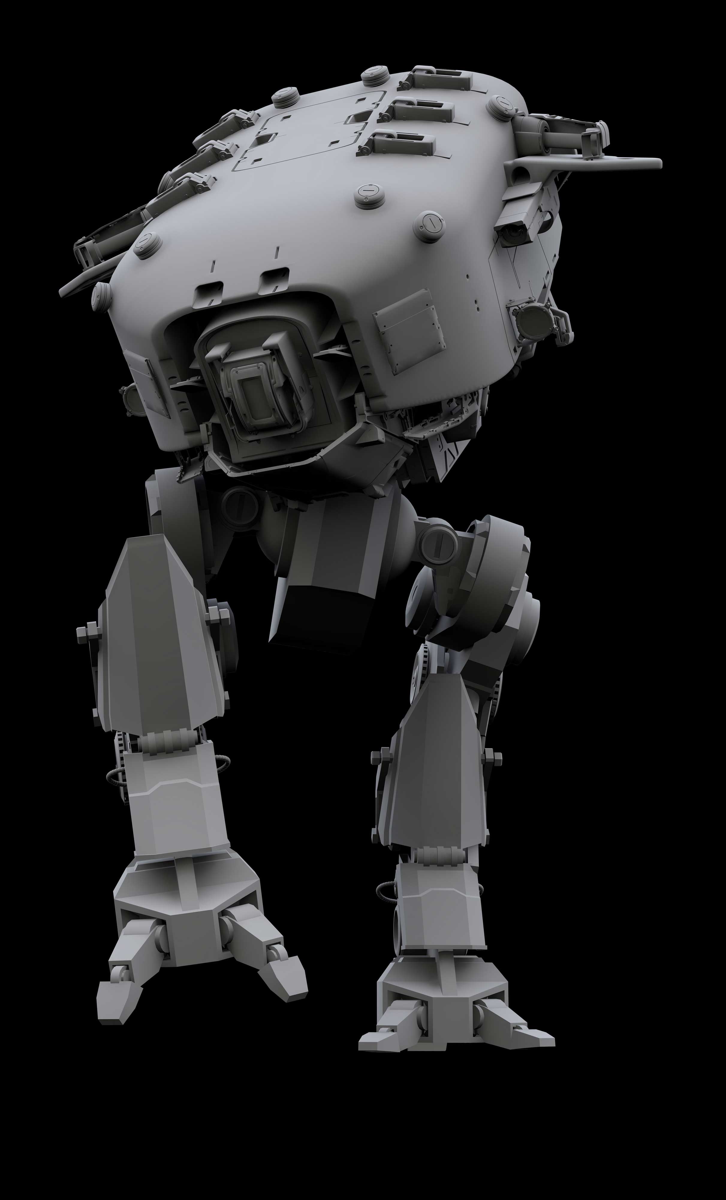 London - Zbrush mech concept